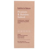 Faithful to Nature Peanuts and Raisins - Salted